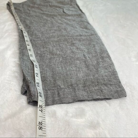 FINAL OFFER Light and Casual A New Day Linen Blend Gray Pleated Pants Size 12 - Picture 10 of 11